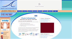 Desktop Screenshot of abarorthodontics.com